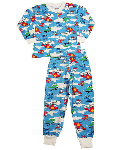 Sara's Prints Boys Girls Unisex Kids Long Sleeve 2 Piece Pajama Set, 37949