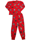 Sara's Prints Boys Girls Unisex Kids Long Sleeve 2 Piece Pajama Set, 37949