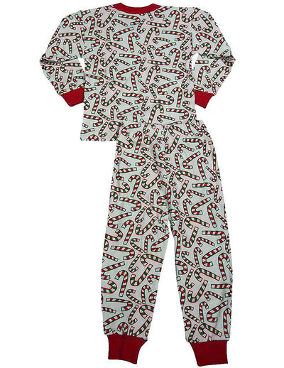 Sara's Prints Boys Girls Unisex Kids Long Sleeve 2 Piece Pajama Set, 37949