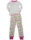 Sara's Prints Girls 2 Piece Long Sleeve Sleepwear Pajama Set - 100% Cotton, 35307