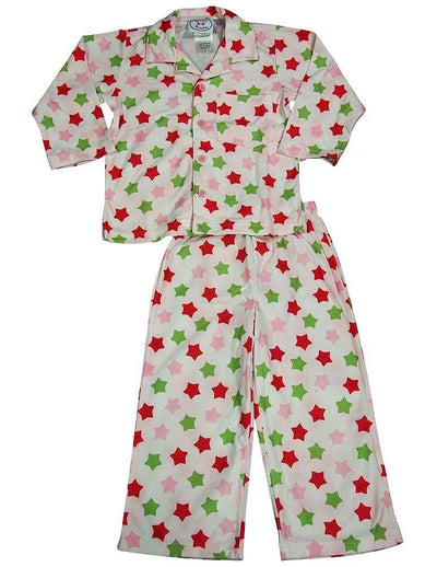 Sara's Prints Toddler & Girls Long Sleeve Two Piece Pajama Set - Flame Resistant, 37979