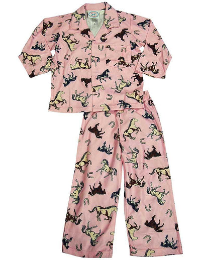 Sara's Prints - Little Girls Long Sleeve Pajamas