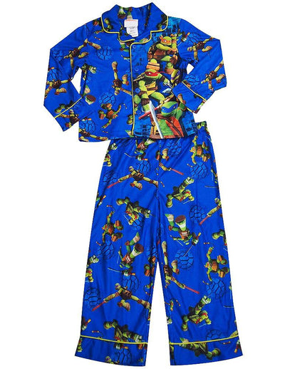 Teenage Mutant Ninja Turtles Boys Long Sleeve Sleepwear Pajama Set, 38269