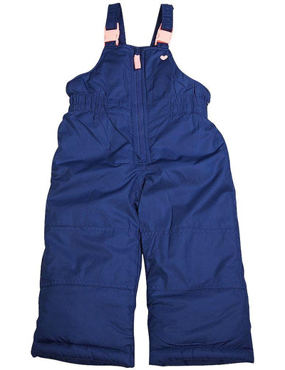 Carter's Adjustable Toddler / Girls 4-6X Snowsuit Bib Ski Winter Pants, 38344