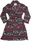 B.O.P.J. - Ladies Long Sleeve Fleece Robe