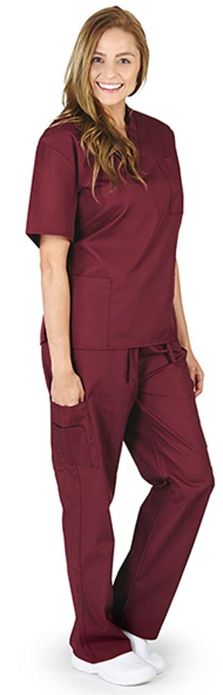 Natural Workwear Uniform - Unisex - Premium Medical Nurse Scrubs Set - XXS - 3XL