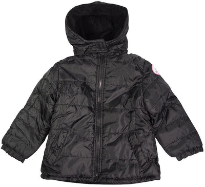 Pink Platinum - Little Girls Hooded Parka Jacket