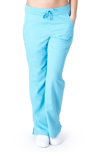 UltraSoft Premium Medical Scrub Pants for Women - Drawstring Yoga Pant inspired - JUNIOR FIT