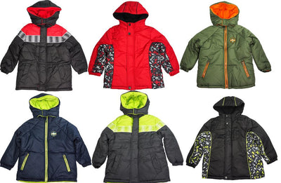 iXtreme Boys Winter Outerwear Hooded Ski Snow Coat Jacket - 6 Colors Available, 39095