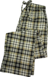 B O P J. - Mens Value Printed Plaid Flannel Sleep Lounge Pant