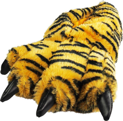 Norty Grizzly Bear Stuffed Animal Claw Slippers - Plush Paw Slippers - Furry Animal Slippers - Toddlers, Kids & Adults - Fun Costume Play & Everyday Wear