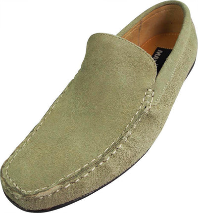 Masimo - Mens Slip On Casual Dress Suede Driving Moccasin