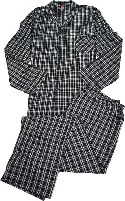 Hanes Men's Broadcloth Pajama Set