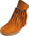 Pierre Dumas - Womens Candy-1 Wedge Fringe Ankle Bootie