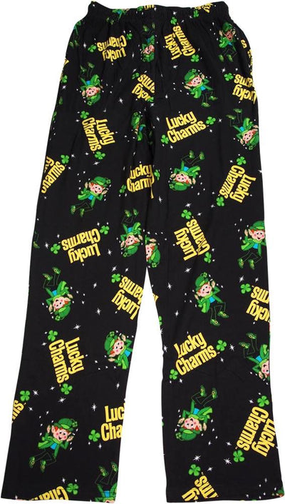 Lucky Charms Mens Lounge Pants in Black