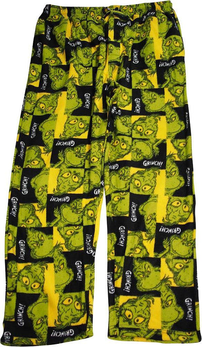 How The Grinch Stole Christmas Fleece Graphic Sleep Lounge Pants