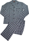 Hanes Men's Long Sleeve Woven Pajama Sleepwear Lounge Set, 39890