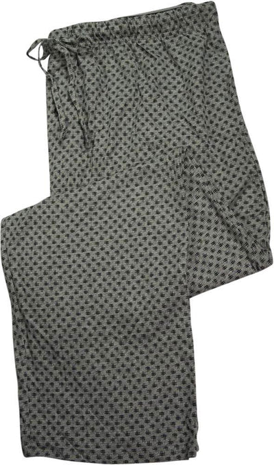 Hanes Mens Big and Tall Printed 100% Cotton Knit Sleep Pajama Lounge Pant, 39903