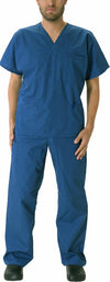 Natural Workwear Mens Authentic EDS Unisex Medical Uniform Cargo Scrub Set, 39918