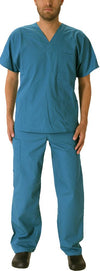 Natural Workwear Mens Authentic EDS Unisex Medical Uniform Cargo Scrub Set, 39918