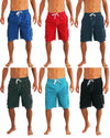 Norty Mens Big Extended Size Swim Trunks - Mens Plus King Size Swimsuit thru 5X, 39961