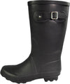 New Women Rain Boots Rubber Solid Color Mid Height Wellie Mid Calf Snow Rainboot, 38734