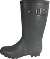 New Women Rain Boots Rubber Solid Color Mid Height Wellie Mid Calf Snow Rainboot, 38734