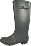 New Womens Rain Boots Rubber Solid Color Hi Height Wellie Hi Calf Snow Rainboots, 38740