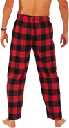 Norty Mens Cotton Yarn Flannel Pajama Lounge Sleep Pant - 16 Prints Available, 39974