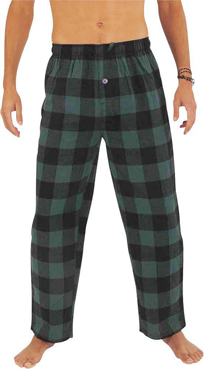 Norty Mens Cotton Yarn Flannel Pajama Lounge Sleep Pant - 16 Prints Available, 39974