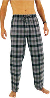 Norty Mens Cotton Yarn Flannel Pajama Lounge Sleep Pant - 16 Prints Available, 39974