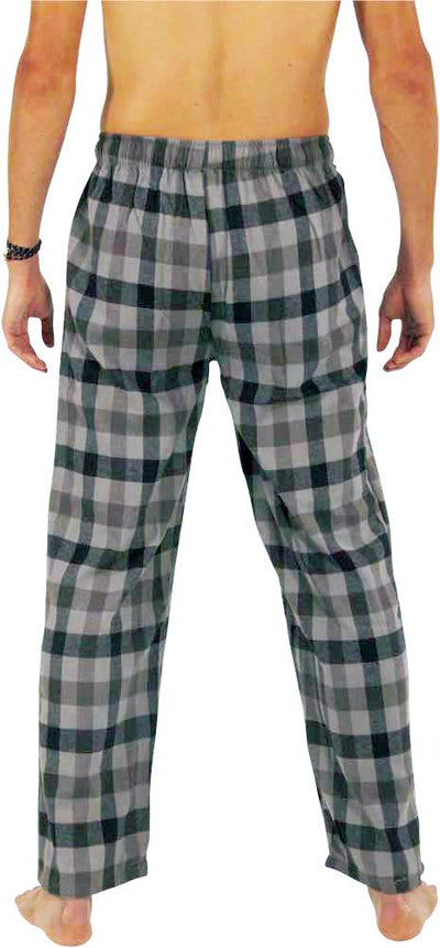 Norty Mens Cotton Yarn Flannel Pajama Lounge Sleep Pant - 16 Prints Available, 39974