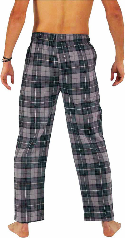 Norty Mens Cotton Yarn Flannel Pajama Lounge Sleep Pant - 16 Prints Available, 39974