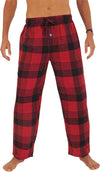 Norty Mens Cotton Yarn Flannel Pajama Lounge Sleep Pant - 16 Prints Available, 39974