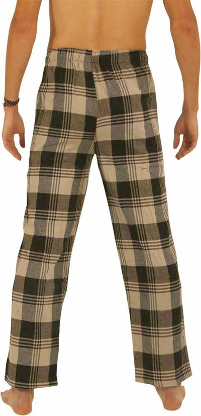 Norty Mens Cotton Yarn Flannel Pajama Lounge Sleep Pant - 16 Prints Available, 39974