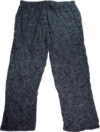 Hanes Mens Big 100% Cotton Lounge Pajama Sleep Pant - Prints & Solids - 3XL-5XL, 40098