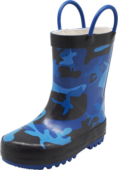 Norty Big Kids Boys Girls Waterproof Rubber Printed Rain Boots - 13 Patterns, 40145