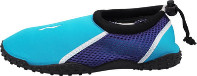 Norty Wave Kids Sizes 11-4 Boys / Girls Slip on Aqua Socks Pool Beach Water Shoe, 40213