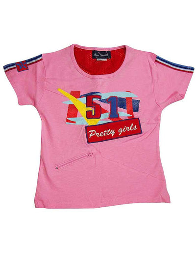 Miss Jeans - Big Girls' Short Sleeved Tee