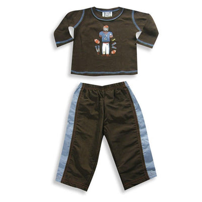 Mis Tee V-Us - Baby Boys Long Sleeve Pant Set