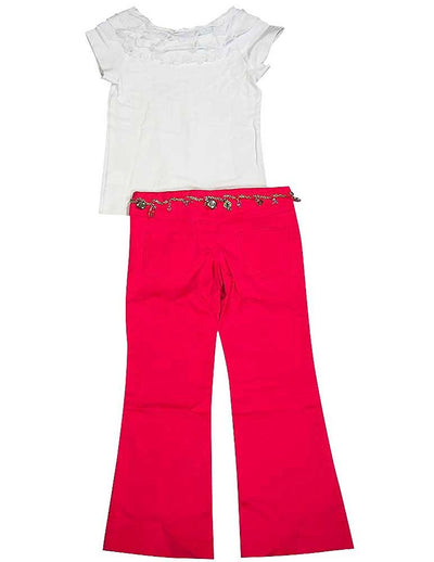 Beautiful Girl - Little Girls' Short Sleeve Pant Set