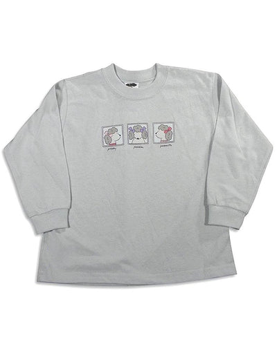 Mulberribush - Little Girls' Long Sleeve Poodle Shirt