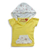 Dinky Souvenir by Gold Rush Outfitters - Little Girls Cap Sleeve Hoodie T-Shirt