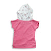 Dinky Souvenir by Gold Rush Outfitters - Little Girls Cap Sleeve Hoodie T-Shirt