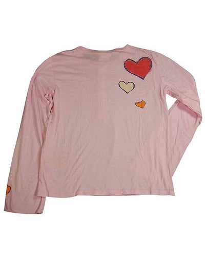 Junk Food - Big Girls' Long Sleeve Henley Tee Shirt