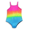 Happy Kids - Little Girls' One Piece Tie Dyed Bathing Suit Runs 2 Sizes Small