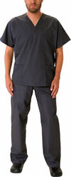 Natural Workwear Mens EDS Medical Dental Uniform - Premium Scrubs Set XXS - 3XL