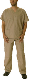 Natural Workwear Mens EDS Medical Dental Uniform - Premium Scrubs Set XXS - 3XL