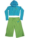 Rebelette - Big Girls' Hoodie and Capri Sweatsuit