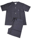 Izod - Mens Short Sleeve Knee Length Pajamas